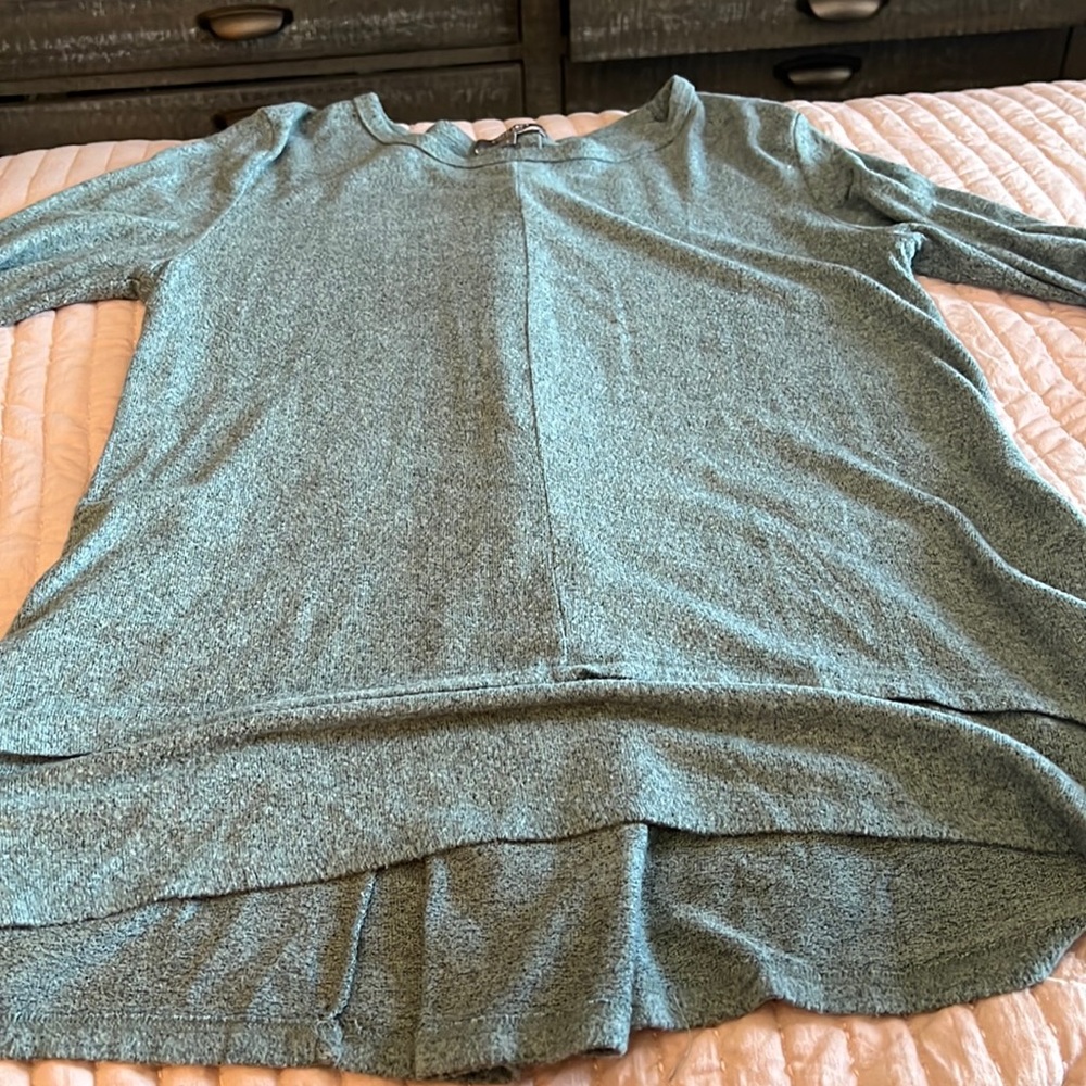 Steel blue lightweight sweater/shirt